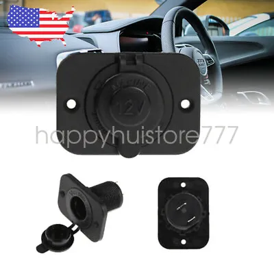 12V Car Boat Motorcycle Cigarette Lighter Socket Power Plug Adapter Outlet • $4.93