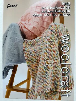 £3.10 • Buy Jarol Woolcraft 1046 Baby Blanket Knitting Pattern
