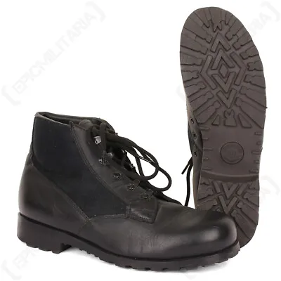 £22.45 • Buy Original German Navy Deck Shoes - Vintage Surplus Army Black Boat Boots