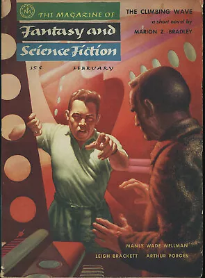 FANTASY SCIENCE FICTION February 1955 - Manly Wade Wellman Story • $8.50