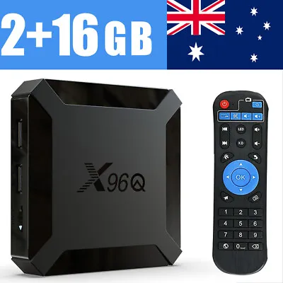 $18.99 • Buy NEW-4K Android Smart TV Box Media Player Wifi Australian Plug HDMI HD 2022 AU