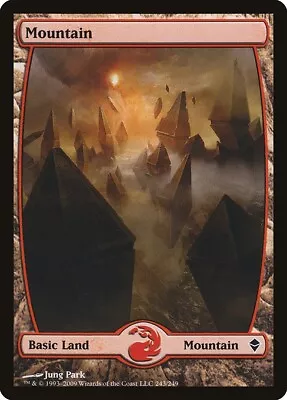 Mountain 243 FULLART *PLAYSET* 4x MtG Zendikar ZEN SP/NM • $2.75