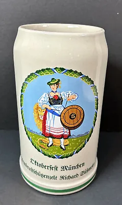 Vintage Oktoberfest Munchen Beer Mug 1L • $19.95