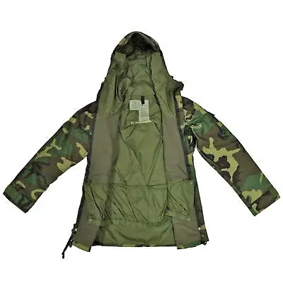 £79.99 • Buy Original Army Waterproof Goretex Jacket US Camo Outdoor Parka Field Hooded Coat