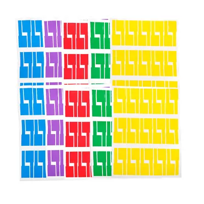 300pcs 10 Sheets Self-adhesive Cable Labels Identification Markers Tags Sticker~ • £10.26