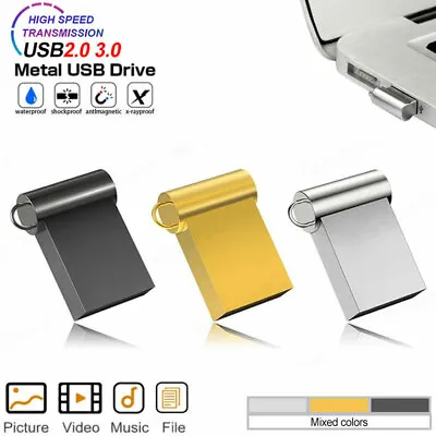 Mini USB 3.0 /2.0 Flash Memory Stick Pendrive Thumb Key Drive 8GB 16GB 32GB 64GB • £7.19