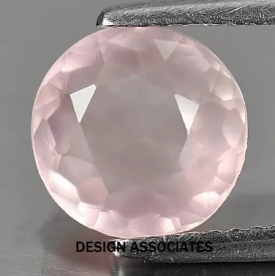 Rose Quartz 6 Mm Round Cut 2 Piece Set All Natural • $2.79