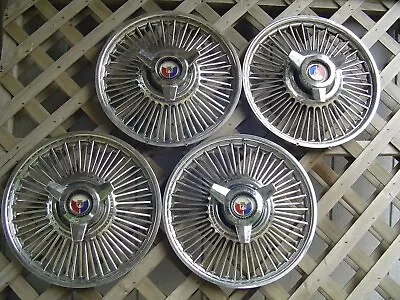 Vintage 1963 63 1964 64 Ford Galaxie Fairlane Hubcaps Wheel Covers Center Caps • $812.31