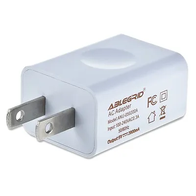 US Plug White 5V 2A US Standard Plug Phone Travel USB AC Power Charger Adapter • $8.99