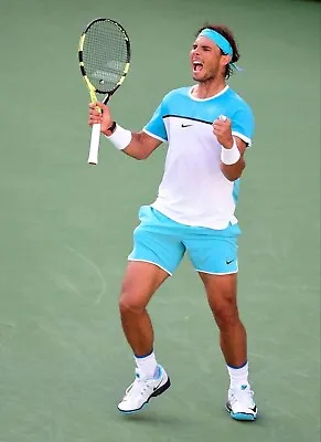 2016 ATP Indian Wells Matchworn Tennis Shirt From Rafael Rafa Nadal - RARE • £1500