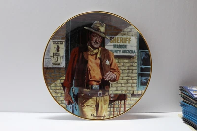 $0.99 • Buy John Wayne Limited Edition Plates From Franklin Mint Heirloom