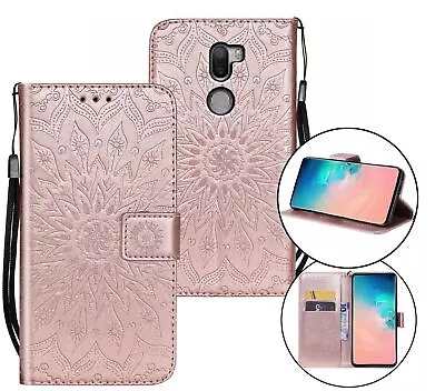 Xiaomi Mi 5S+ Wallet Case Embossed Pu Leather Sunflower • $7.50