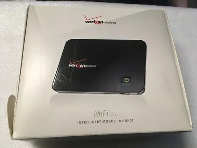 VERIZON WIRELESS MiFi2200 MOBILE HOTSPOT  W/ Charger & Pouch Tested & Working • $16.66