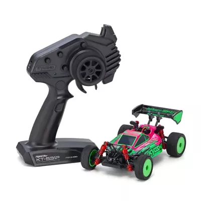 Kyosho Mini-Z Buggy INFERNO MP9 Pink Green Readyset RTR 4WD Car Kit EP W/ KT-531 • $179.99