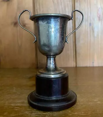 1933 Oadby Vintage Silver Plate Trophy Trophies Loving Cup • $31.57