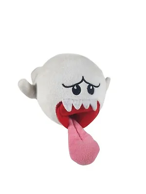 Super Mario Bros Plush Tanooki Tail Boo Ghost Soft Toy San Ei Co Stuffed Animal  • $4.99