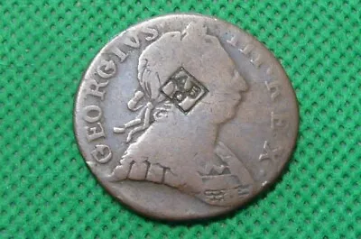 George Iii  Half-penny  1775  Counterstamped   (j124) • £8.50