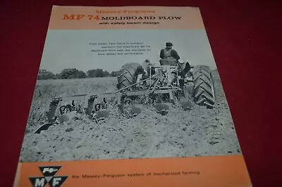 Massey Ferguson 74 Mounted Plow For 1959 Dealer's Brochure RCOH  • $18.99