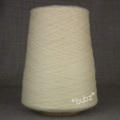 £18.95 • Buy SUPER SOFT PREMIUM 3 PLY MERINO WOOL YARN 400g CONE CREAM HAND MACHINE KNITTING