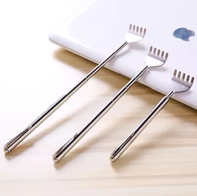 Metal Stainless Steel  Back Scratcher Telescopic Extendable Itching Aid Extender • $1.29