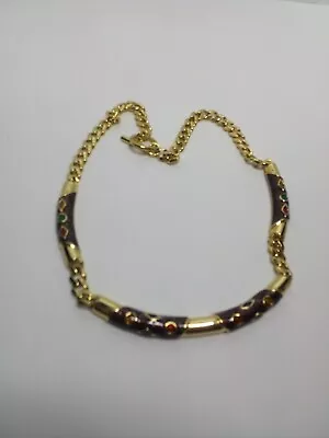 Fashion Necklace Gold Multi Color  • $6
