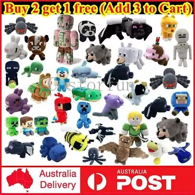 Minecraft Plush Toys Kids Dolls Stuffed Animal Soft Plushies Child Birthday Gift • $21.56