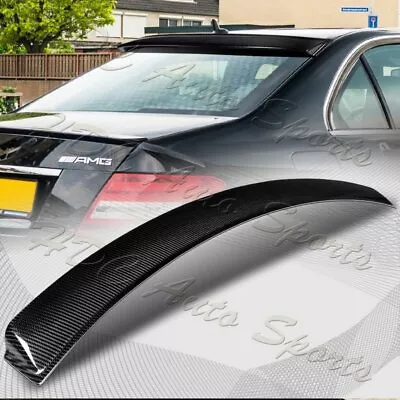 For 2008-2014 Mercedes C-Class Sedan W204 Carbon Fiber Rear Window Roof Spoiler • $129.99