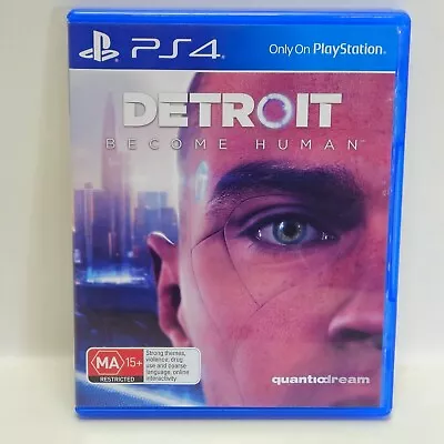 Detroit Become Human - Sony PlayStation 4 PS4 Game VGC Complete + Free Postage • $27.95