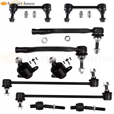 10x Front Lower Ball Joint Steering Sway Bar Tie Rod End For 01-07 Volvo S60 V70 • $64.39