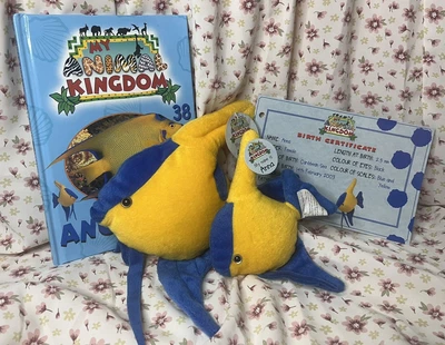 My Animal Kingdom Book 38 AngelFish 2 Soft Toys + Tags + Certificate Deagostini • £10