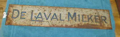 Vintage Original De Laval Milker Advertising Store Rack Sign   S402 • $150