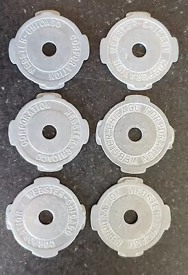 Vintage Webster Corporation Chicago 45 Rpm Record Adapters 6 Pieces • $6.49