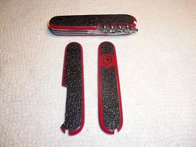 Victorinox Swiss Army 91mm SCALES / HANDLES + PREMIUM GT5000 RUBBER GRIP SURFACE • $14