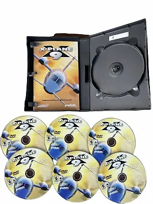 X-PLANE 9 PC Windows DVD  FLIGHT SIMULATOR VIDEO GAME 6 Discs & Manual • $16.99