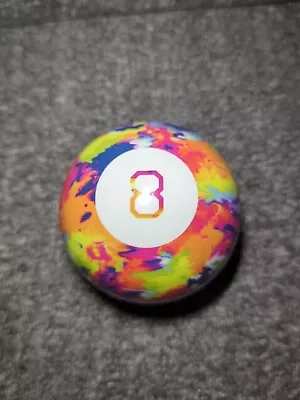 TIE-DYE! Funky Colorful Magic 8 Ball Full Size Fortune Teller Toy Mattel • $17