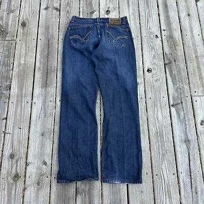 Vintage Von Dutch Original Mens Blue Straight Denim  Jeans Size 32 • $34.99