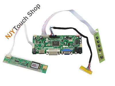 HDMI DVI VGA LCD LVDS Controller Board Work For 15.4  WXGA 1280x800 LCD Screen • $29.99