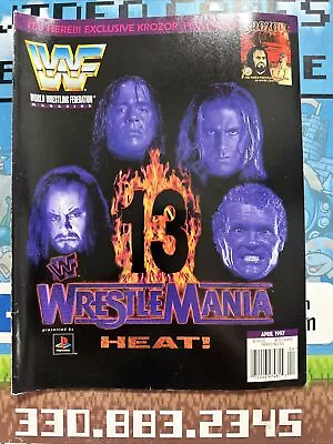 WWF WWE Magazine April 1997 WrestleMania 13 • $10