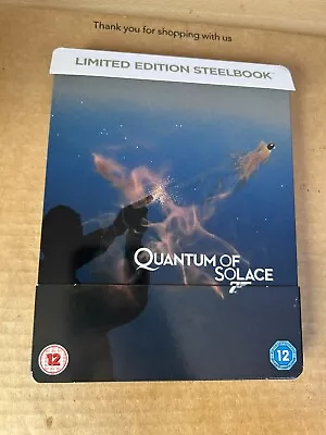 Quantum Of Solace UK Reg B Limited Edition Blu Ray SteelBook James Bond 007 VGC • £37.99