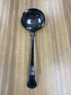 RARE! Newbridge Kings Pattern EPNS Large Gravy Soup Ladle Spoon • $20.99