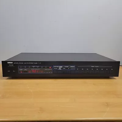 Vintage Yamaha T-17 Natural Sound AM/FM Stereo Tuner - TESTED AND WORKING • $41.99