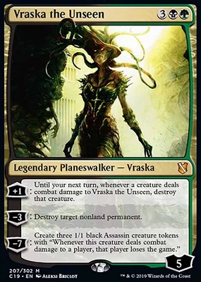 $1.45 • Buy MTG Magic The Gathering Vraska The Unseen (207/334) Commander 2019 NM