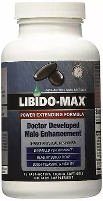 Libido-Max Power Extending Formula75 Fast Act Liquid Soft-gels  • $12.99