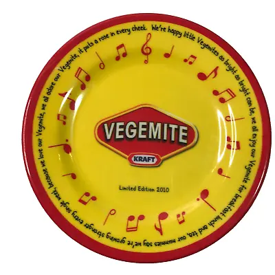 Vegemite Melamine Limited Edition 2010 Plate • $27