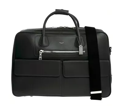 Moncrief London Zoie Pebble Grain Leather Classic Holdall Bag RRP £2200 • £299