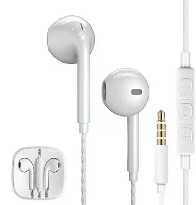£3.49 • Buy Earphones For Apple IPhone IPad Samsung Headphones Hands Free With Mic 3.5MM AUX