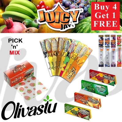 £1.89 • Buy Juicy Jays King Size Slim 1 1/4 Rolls Fruity Flavoured Rolling Papers Skins