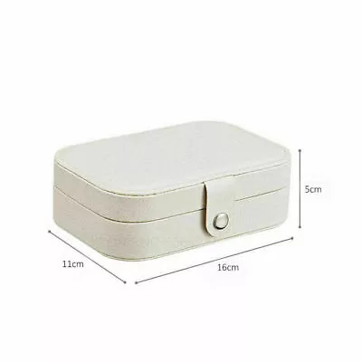 3 Layers Jewellery Boxes Storage Case Drawer Cabinet Earing Necklace Organizer • £9.86