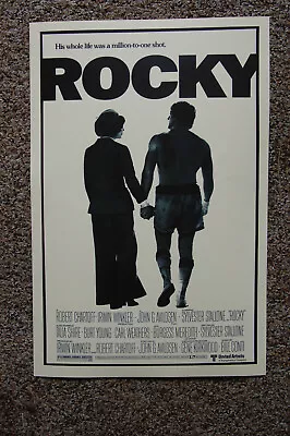 Rocky Movie Poster Lobby #2 Sylvester Stallone Carl Wethers Burgess Meredith  • $4