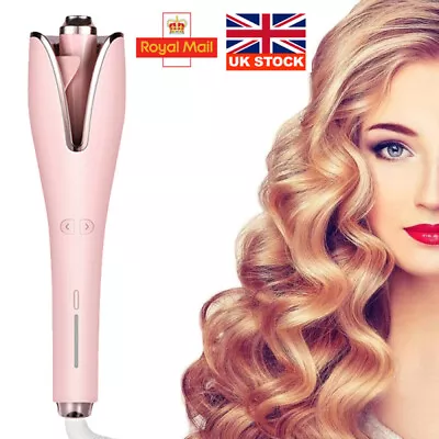 Hair Curler Automatic Hair Curler Auto Rotating Curling Iron Ceramic Waver Lady • £15.99
